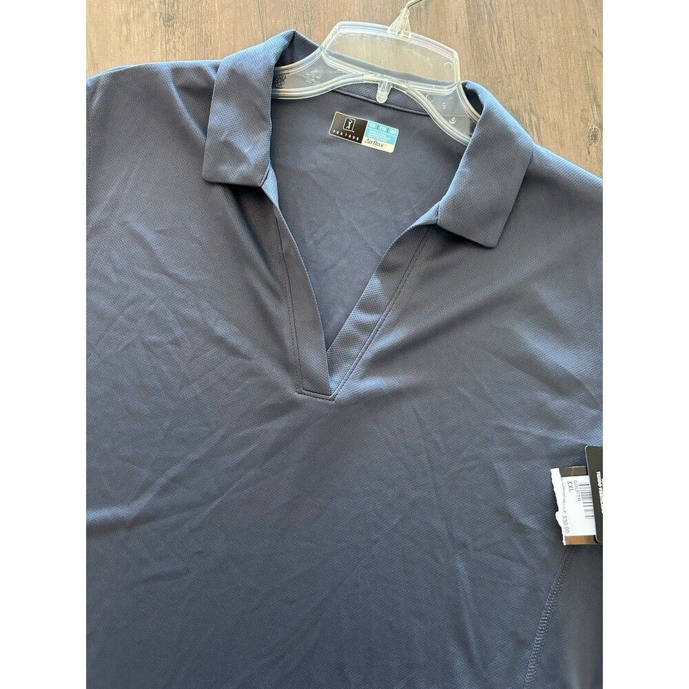 NEW! PGA TOUR Airflux Sleeveless Navy Blue Golf Polo Shirt Women's Size XXL